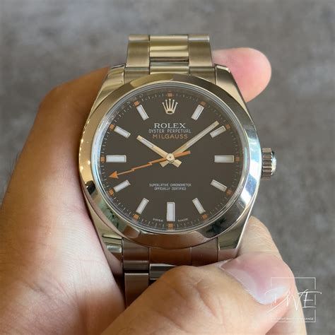 rolex milgauss black prix|rolex milgauss 11640 price.